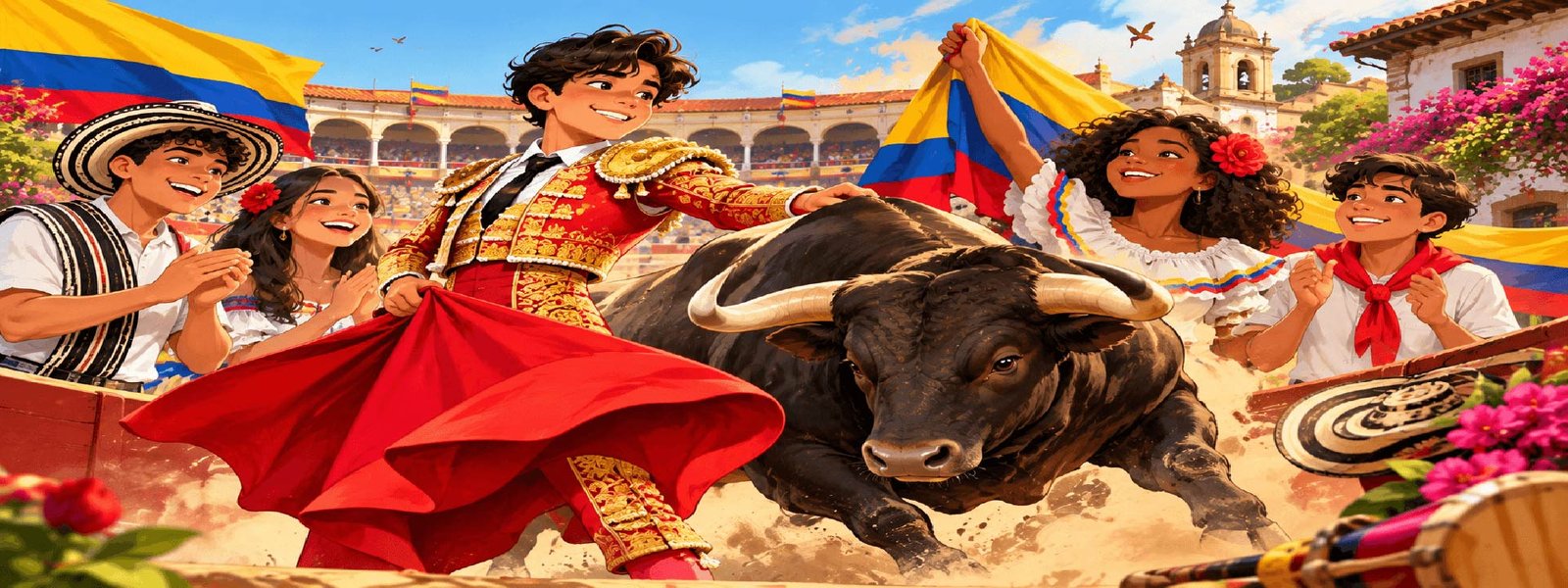 Imagen educativa sobre la fiesta brava y el debate de la tauromaquia